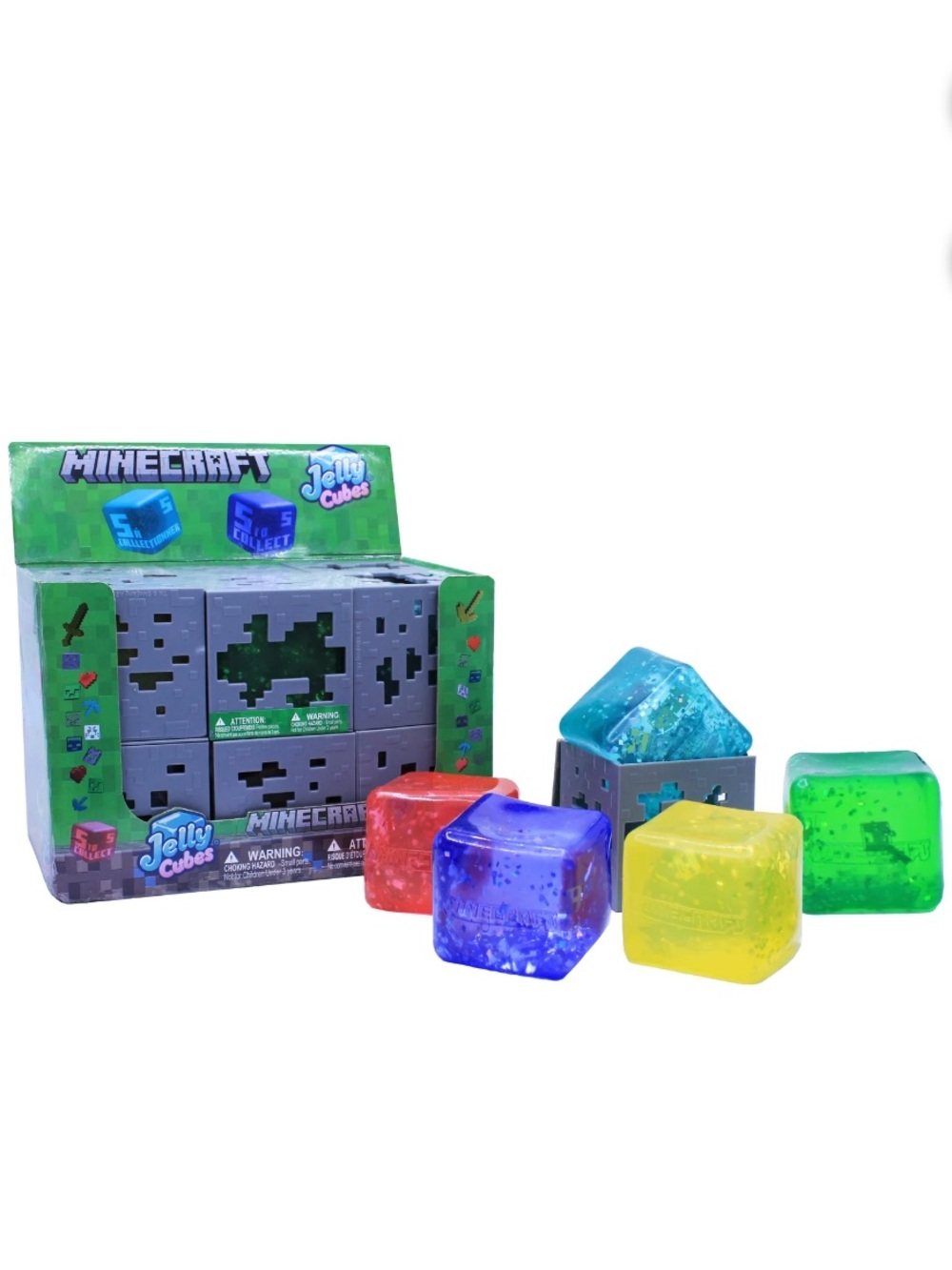 Minecraft Jelly Cubes Sensory toy
